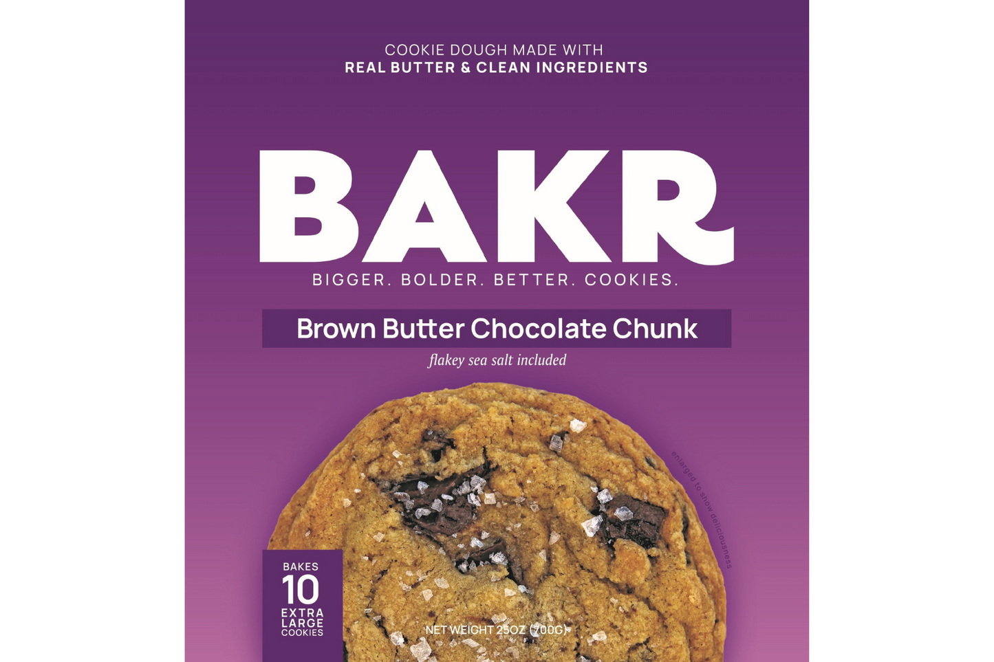 BAKR Brown Butter Chocolate Chunk Cookie Dough BAKR Cookies